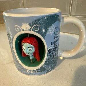 2018 Nightmare‎ Before Christmas Disney "25 Years" Sally Mug/rotating head EUC